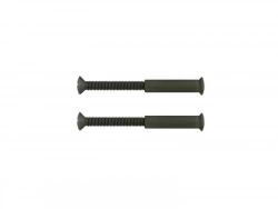 Lot De 2 Vis Acier Patiné, L.4.5 X L.0.7
