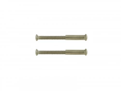 Lot De 2 Vis Acier Nickelé, L.4.5 X L.0.7