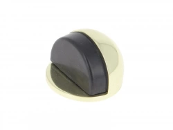 Butée de porte à fixer au sol CHRISLIGNE alu poli doré, L.4 x H.3 x l.4 cm