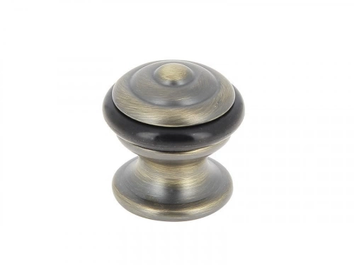 Butée de porte à fixer au sol CHRISLIGNE alu patiné doré, L.3 x H.3 x l.3 cm