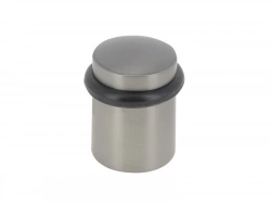 Butée de porte à fixer au sol CHRISLIGNE alu anthracite, L.3.4 x H.4 x l.3.4 cm