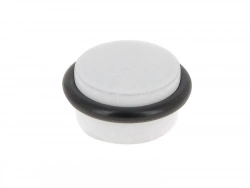 Butée de porte à fixer au sol CHRISLIGNE bois blanc, L.4.1 x H.2.3 x l.4.1 cm