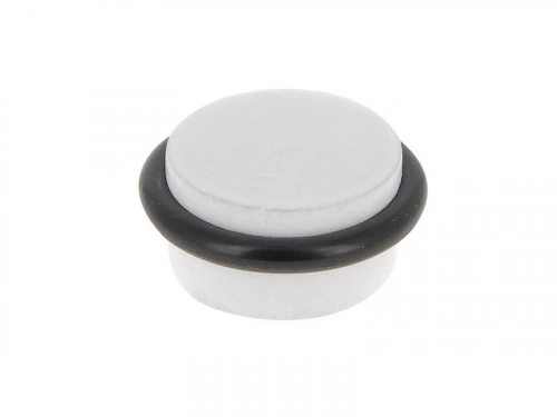 Butée de porte à fixer au sol CHRISLIGNE bois blanc, L.4.1 x H.2.3 x l.4.1 cm