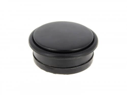 Bloque-porte amovible CHRISLIGNE acier mat noir L.9.5 x H.4 x l.9.5 cm