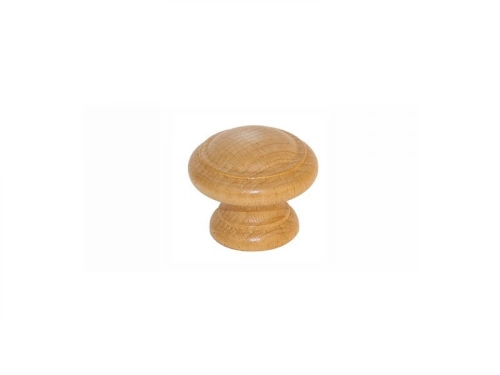 Bouton De Meuble Régence Hêtre Bois H.40 X L.40 X P.33 Mm