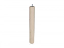 Pied De Table Basse Cylindrique Fixe Hêtre Brut Blanc / Beige / Naturels, 36 Cm