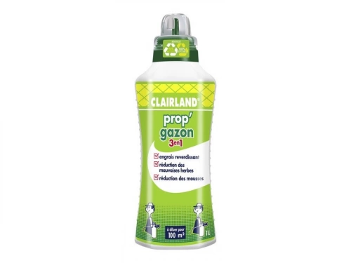 Engrais gazon 3 actions concentré, CLAIRLAND, 1 litre