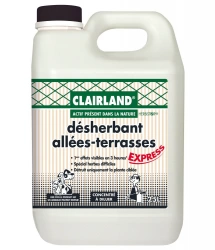 Désherbant pour allées et terrasses, CLAIRLAND, 2,5 litres