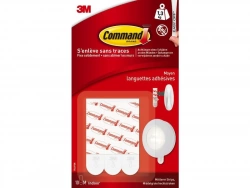 Lot de 10 languettes adhésives standard COMMAND, blanc