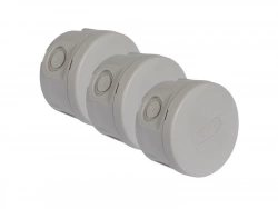 Lot de 3 boîtes de dérivation étanche en saillie DEBFLEX 3 entrées IP54 70 x 50