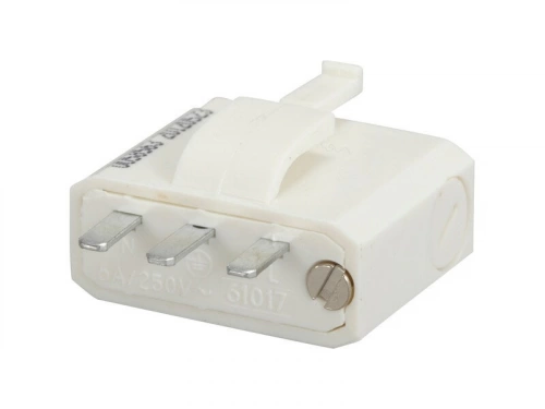 Fiche électrique mâle 2 pôles + terre 4 A, DEBFLEX