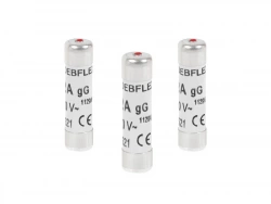 Lot De 3 Fusibles Céramique 20 A, 8.5 X 31.5 Mm