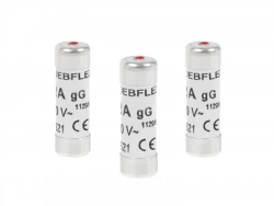 Lot De 3 Fusibles Céramique 16 A, 10.3 X 31.5 Mm