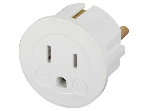 Adaptateur Etats-Unis vers Europe sans terre 701970 DEBFLEX