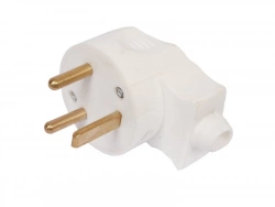 Fiche électrique mâle 2 pôles + terre, 20.0 A, DEBFLEX