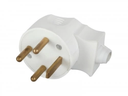 Fiche électrique mâle 3 pôles + terre, 20.0 A, DEBFLEX