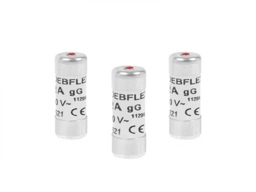 Lot De 3 Fusibles Céramique 10 A, 10.3 X 25.8 Mm