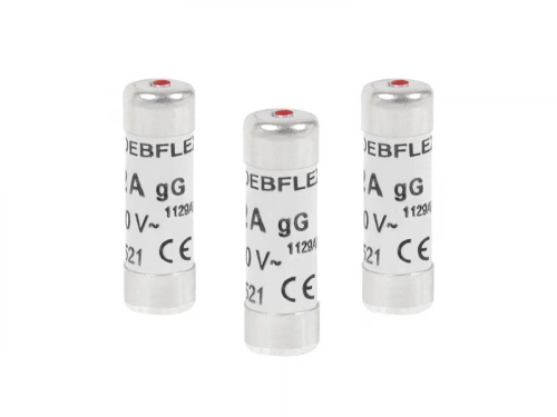 Lot De 3 Fusibles Céramique 25 A, 10.3 X 31.5 Mm