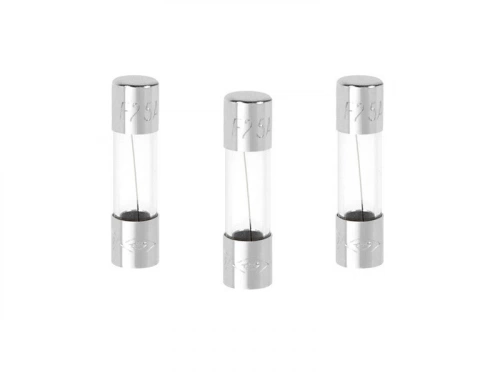 Lot De 3 Fusibles Verre 2.5 A, 5 X 20 Mm