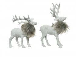 Deco noel, Renne Plastique A Suspendre