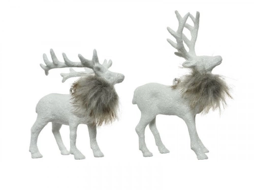 Deco noel, Renne Plastique A Suspendre