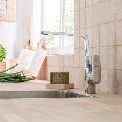 Mitigeur de cuisine argent DELINIA Remix