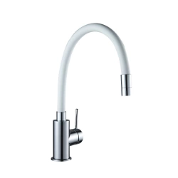 Mitigeur de cuisine DELINIA Eleki blanc / chromé