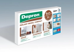 Carton de 10 plaques polystyrène DEPRON mur intérieur Ep.6mm,1x1m