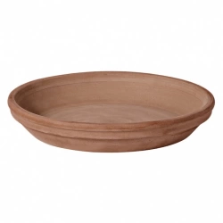 Soucoupe argile DEROMA Moka garden Diam.15 x l.15 x H.2.5 cm