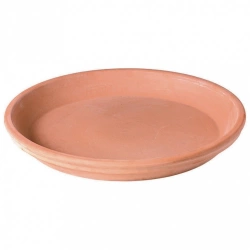 Soucoupe terre cuite DEROMA Goccia Diam.27 x l.27 x H.3.5 cm