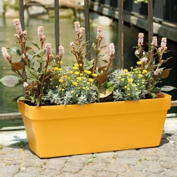 Jardinière plastique jardinière DEROMA L.49 x l.17 x H.17 cm curry