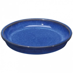 Soucoupe terre cuite DEROMA Kinfolk Diam.27 L.27 x l.27 x H.4 cm bleu