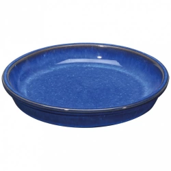 Soucoupe terre cuite DEROMA Kinfolk Diam.17 L.17 x l.17 x H.3.5 cm bleu