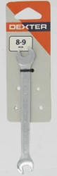 Clé plate, 8x9 mm DEXTER