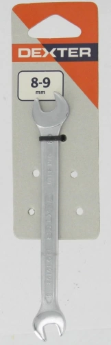 Clé plate, 8x9 mm DEXTER