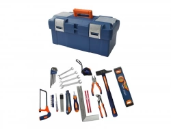Boîte à outils de mécanicien 40 pièces DEXTER pour le stockage et déplacements