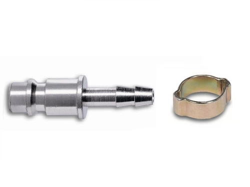 Insert rapide cannelé 8 mm + collier en acier, 16 bars, DEXTER
