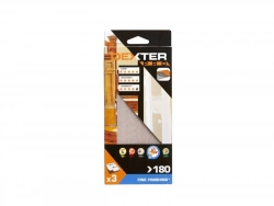 Lot De 3 Patins Abrasifs Dexter Pro, 93X185 Mm, Grains 180