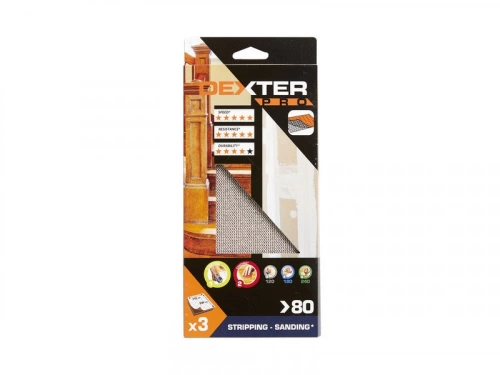 Abrasif Vibrante 115X230 Grain 80 Lot De 3 Dexter Pro