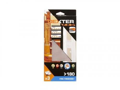 Abrasif Vibrante 115X230 Grain180 Lot De 3 Dexter Pro