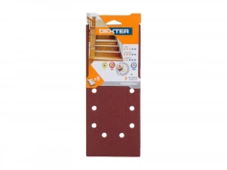 Lot De 5 Patins Abrasifs Dexter, 115 X 280 Mm, Grains 120