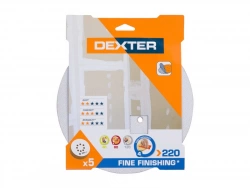 Lot De 5 Disques Abrasifs Dexter, 25 Mm, Grains 220