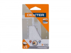 Abrasif plâtre 100x70 grain 120 DEXTER 5 pc