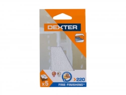 Abrasif plâtre 100x70 grain 220 DEXTER 5 pc