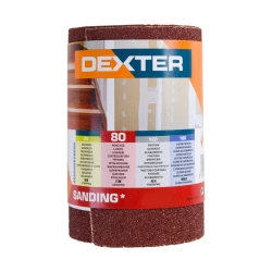 Abrasif rouleau bois 2500x93 grain 80 DEXTER 1 pc