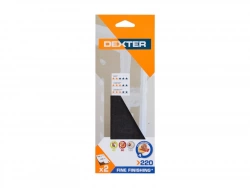 Abrasif plâtre 93x230 grain 220 DEXTER 2 pcs