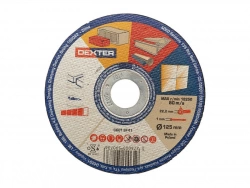 Disque multicoupe pour multimatériaux T41, DEXTER, diam. 125 x 1 x 22.23 mm