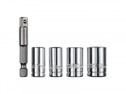 Lot De 4 Adaptateurs En Acier Chrome Dexter Pro Pour Clé À Douille