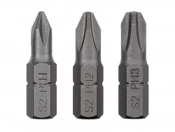 Lot De 3 Embouts De Vissage 25Mm, Ph1, Ph2, Ph3, Dexter
