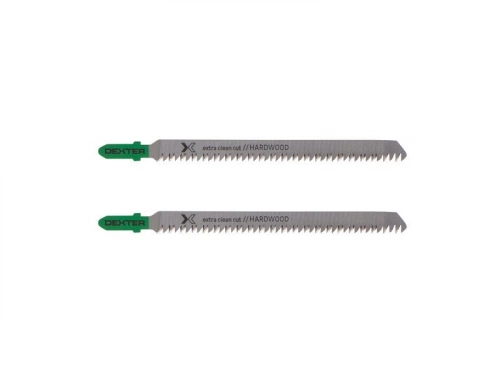 Lot De 2 Lames Pour Bois Dur Dexter Coupe Nette 5-50 Mm